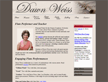 Tablet Screenshot of dawnweiss.com